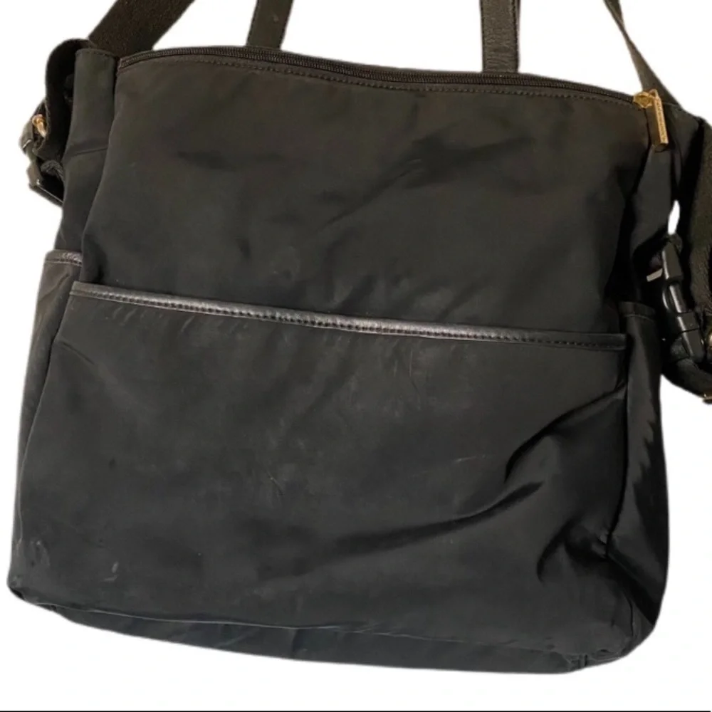 Tory Burch Marion Black Nylon Travel Baby Bag Diaper Bag